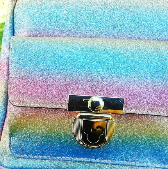Rainbow Glitter Mickey Mouse Backbag - Picture 7 of 8